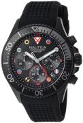 Nautica Herrklocka NAPWPC003 Svart/Gummi Ø44 mm