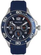 Nautica Herrklocka NAPP25002 Blå/Gummi Ø48 mm