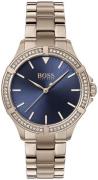 Hugo Boss Damklocka 1502468 Blå/Roséguldstonat stål Ø32 mm