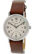 Timex Herrklocka T2P495 Weekender Beige/Stål Ø40 mm