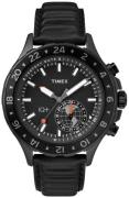 Timex Herrklocka TW2R39900 Svart/Läder Ø43 mm