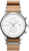 MVMT Herrklocka D-MV01-WT Voyager Vit/Läder Ø42 mm