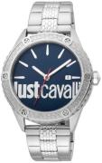 Just Cavalli Herrklocka JC1G080M0065 Blå/Stål Ø44 mm