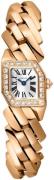 Cartier Damklocka WJBJ0002 Maillon De Silverfärgad/18 karat roséguld