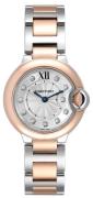 Cartier Damklocka W3BB0005 Ballon Blue Silverfärgad/18 karat