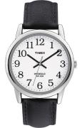 Timex Herrklocka T20501 Easy Reader Vit/Läder Ø35 mm