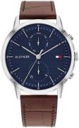 Tommy Hilfiger Herrklocka 1710436 Dressed Up Blå/Läder Ø43 mm