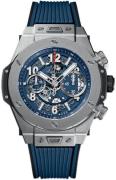 Hublot Herrklocka 411.NX.5179.RX Big Bang 45Mm Blå/Gummi Ø45 mm