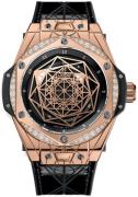 Hublot Damklocka 465.OS.1118.VR.1204.MXM17 Big Bang 39Mm Svart/Gummi