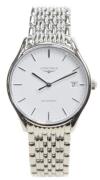 Longines Herrklocka L4.860.4.12.6 Grande Classique Vit/Stål Ø35 mm