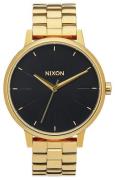 Nixon Damklocka A0992042-00 The Kensington Svart/Gulguldtonat stål