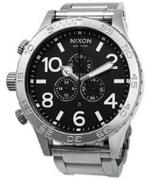 Nixon A083000-00 The 51-30 Chrono Svart/Stål Ø51 mm