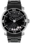 Chopard Damklocka 288525-3005 Happy Sport Svart/Gummi Ø42 mm