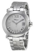 Chopard Damklocka 278477-3002 Happy Sport Vit/Stål Ø36 mm