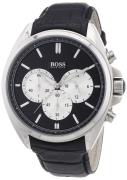 Hugo Boss Herrklocka 1512879 Chronograph Svart/Läder Ø45 mm