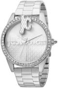 Just Cavalli Damklocka JC1L100M0065 Logo Silverfärgad/Stål Ø40 mm