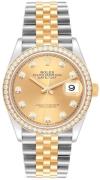 Rolex Damklocka 126283RBR-0030 Datejust 36 Gulguldstonad/18 karat