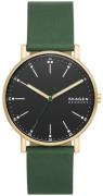 Skagen Herrklocka SKW6861 Signatur Svart/Läder Ø40 mm