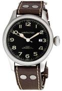 Hamilton Herrklocka H60455533 Field Svart/Läder Ø43 mm