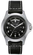 Hamilton Herrklocka H64451733 Khaki Svart/Läder Ø39 mm