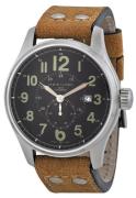 Hamilton Herrklocka H70655733 Khaki Field Svart/Läder Ø44 mm