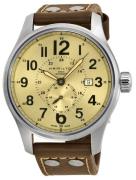 Hamilton Herrklocka H70655723 Khaki Field Beige/Läder Ø44 mm