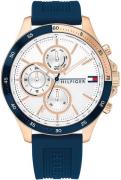 Tommy Hilfiger Herrklocka 1791778 Vit/Gummi Ø46 mm