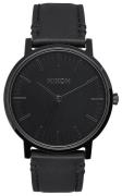 Nixon Herrklocka A1058001-00 Svart/Läder Ø40 mm