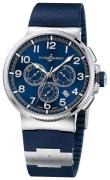 Ulysse Nardin Herrklocka 1503-150-3-63 Marine Collection Blå/Gummi