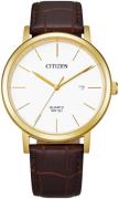 Citizen Herrklocka BI5072-01A Dress Vit/Läder Ø40.5 mm