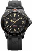 Glycine GL0269 Combat Sub Svart/Gummi Ø42 mm