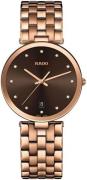 Rado Herrklocka R48889743 Florence Brun/Roséguldstonat stål Ø38 mm