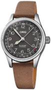 Oris 01 754 7749 4064-07 5 17 68G Aviation Svart/Läder Ø36 mm