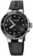 Oris Damklocka 01 733 7731 4194-07 4 18 64FC Diving Svart/Gummi