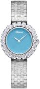 Chopard Damklocka 10A378-1004 Diamond Hour Blå/18 karat vitt guld