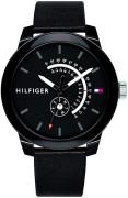 Tommy Hilfiger Herrklocka 1791479 Svart/Läder Ø44 mm