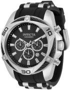 Invicta Herrklocka 34137 Bolt Svart/Stål Ø50 mm