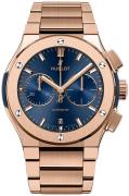 Hublot Herrklocka 520.OX.7180.OX Classic Fusion Blå/18 karat