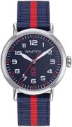 Nautica Damklocka NAPWLF922 Blå/Textil Ø40 mm