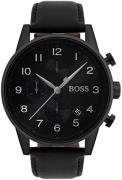 Hugo Boss Herrklocka 1513497 Svart/Läder Ø44 mm