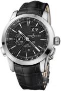 Ulysse Nardin Herrklocka 329-10-92 Perpetual Calendar Svart/Läder