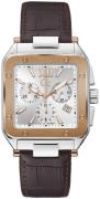 Guess Herrklocka Z08004G1MF Collection Silverfärgad/Läder