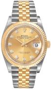 Rolex Damklocka 126233-0017 Datejust 36 Gulguldstonad/18 karat gult