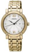 Seiko Damklocka SXDG80P1 Dress Ladies Silverfärgad/Gulguldtonat