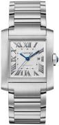 Cartier Damklocka WSTA0067 Tank Francaise Silverfärgad/Stål