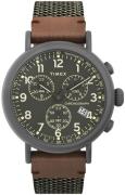 Timex Herrklocka TW2U89500 Standard Grön/Läder Ø41 mm