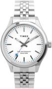 Timex Damklocka TW2U23400 The Waterbury Vit/Stål Ø34 mm