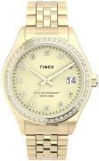 Timex Damklocka TW2U53800 Champagnefärgad/Gulguldtonat stål Ø34 mm