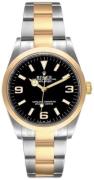 Rolex Herrklocka 124273-0001 Explorer Svart/18 karat gult guld Ø36 mm