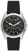 Armani Exchange Herrklocka AX2853 Giacomo Svart/Gummi Ø43 mm